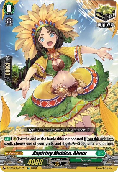 Aspiring Maiden, Alana (D-SS05/Re31EN) [Festival Booster 2023]