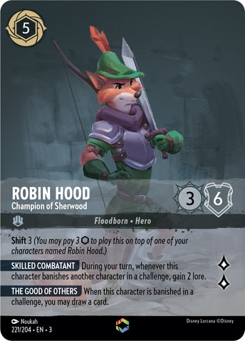 Robin Hood - Champion of Sherwood (Enchanted) (221/204) [Into the Inklands]