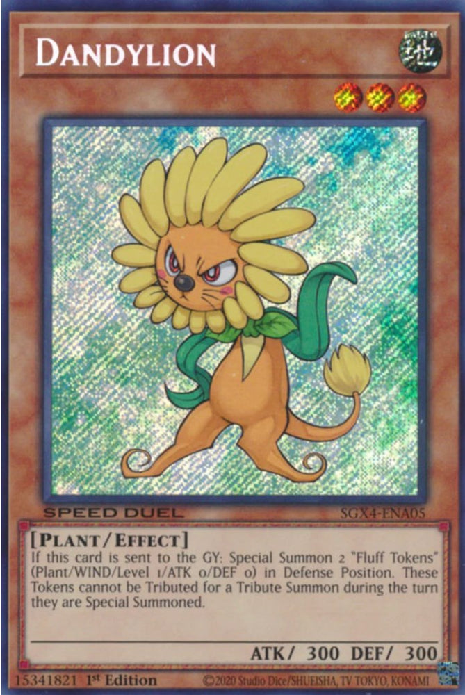 Dandylion (Secret Rare) [SGX4-ENA05] Secret Rare