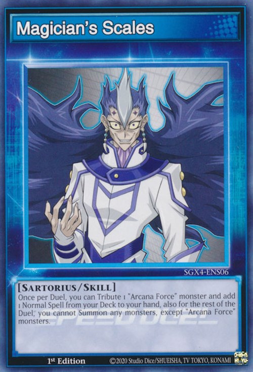 Magician's Scales (Skill Card) [SGX4-ENS06] Common