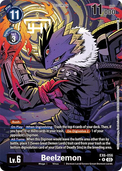 Beelzemon [EX6-056] (Alternate Art) [Infernal Ascension]