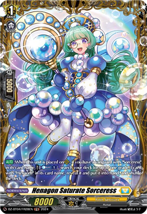 Henagon Saturate Sorceress (DZ-BT04/FR28EN) [Destined Showdown]