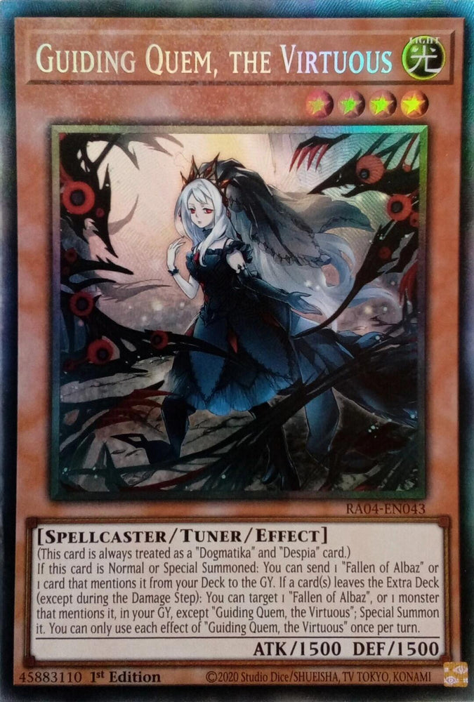 Guiding Quem, the Virtuous [RA04-EN043] Prismatic Collector's Rare