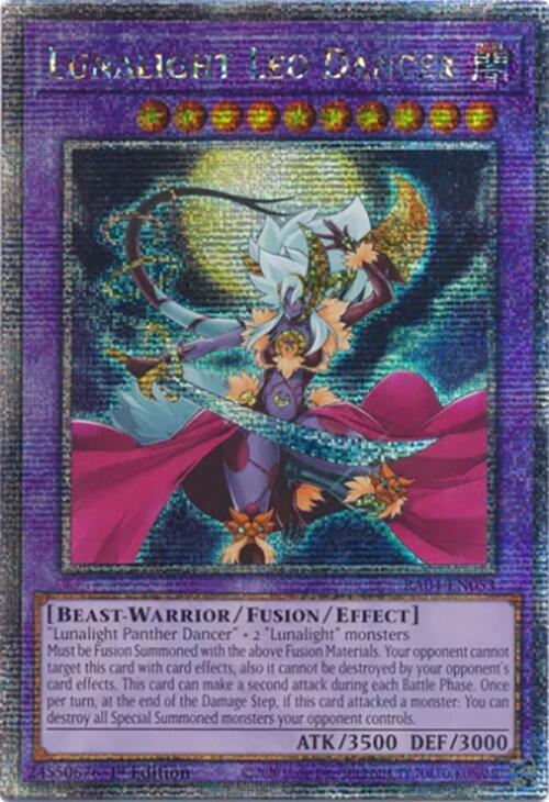 Lunalight Leo Dancer [RA04-EN053] Quarter Century Secret Rare