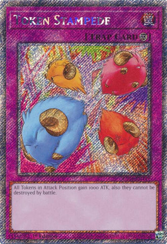 Token Stampede [RA04-EN149] Platinum Secret Rare