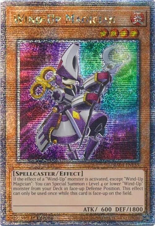 Wind-Up Magician [RA04-EN153] Quarter Century Secret Rare