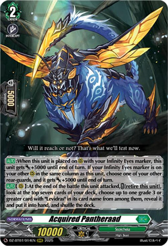 Acquired Pantheraad (DZ-BT07/014EN) [DZ-BT07: Moon Fangs & Cerulean Blaze]
