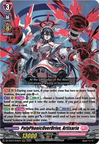 PolyPhonicOverDrive, Artisaria (DZ-BT07/016EN) [DZ-BT07: Moon Fangs & Cerulean Blaze]