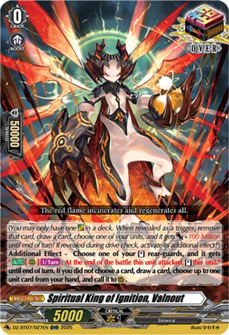 Spiritual King of Ignition, Valnout (DZ-BT07/027EN) [DZ-BT07: Moon Fangs & Cerulean Blaze]