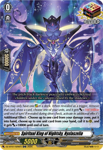 Spiritual King of Nightsky, Nyxlaszelia (DZ-BT07/029EN) [DZ-BT07: Moon Fangs & Cerulean Blaze]
