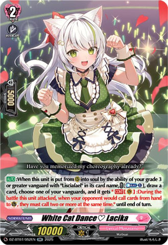 White Cat Dance Lacika (DZ-BT07/052EN) [DZ-BT07: Moon Fangs & Cerulean Blaze]