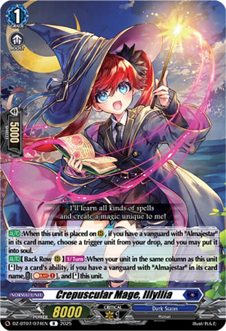 Crepuscular Mage, Illyllia (DZ-BT07/074EN) [DZ-BT07: Moon Fangs & Cerulean Blaze]