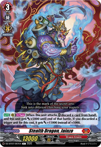Stealth Dragon, Jainzo (DZ-BT07/097EN) [DZ-BT07: Moon Fangs & Cerulean Blaze]