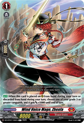 Wind Voice Mage, Zhenfa (DZ-BT07/100EN) [DZ-BT07: Moon Fangs & Cerulean Blaze]