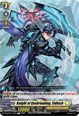 Knight of Enshrouding, Eidlech (DZ-BT07/124EN) [DZ-BT07: Moon Fangs & Cerulean Blaze]