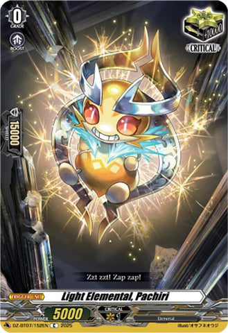 Light Elemental, Pachiri (DZ-BT07/152EN) [DZ-BT07: Moon Fangs & Cerulean Blaze]