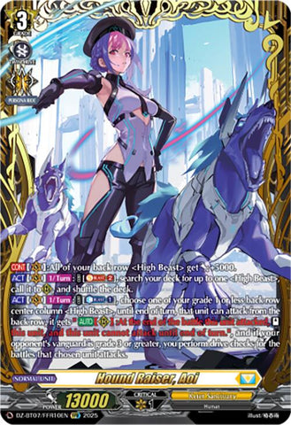 Hound Raiser, Aoi (DZ-BT07/FFR10EN) [DZ-BT07: Moon Fangs & Cerulean Blaze]