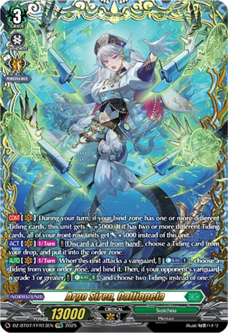 Argo Siren, Calliopeia (DZ-BT07/FFR13EN) [DZ-BT07: Moon Fangs & Cerulean Blaze]