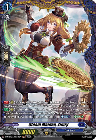Steam Maiden, Zimry (DZ-BT07/FR14EN) [DZ-BT07: Moon Fangs & Cerulean Blaze]