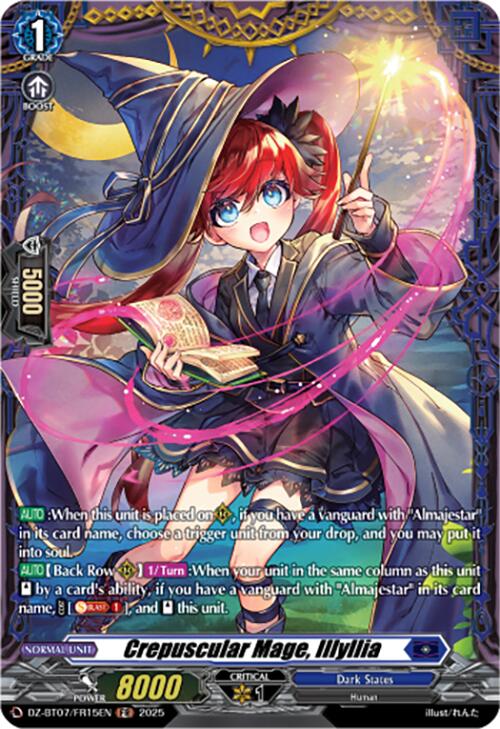 Crepuscular Mage, Illyllia (DZ-BT07/FR15EN) [DZ-BT07: Moon Fangs & Cerulean Blaze]