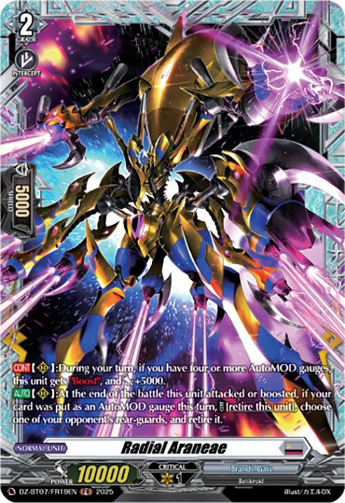 Radial Araneae (DZ-BT07/FR19EN) [DZ-BT07: Moon Fangs & Cerulean Blaze]