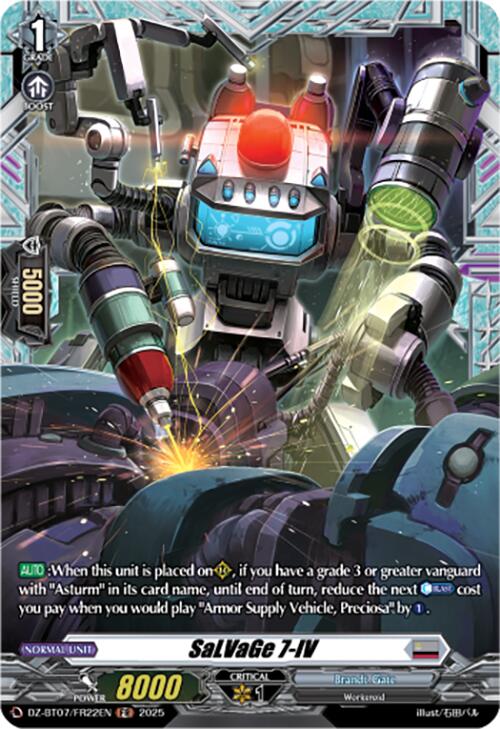 SaLVaGe 7-IV (DZ-BT07/FR22EN) [DZ-BT07: Moon Fangs & Cerulean Blaze]