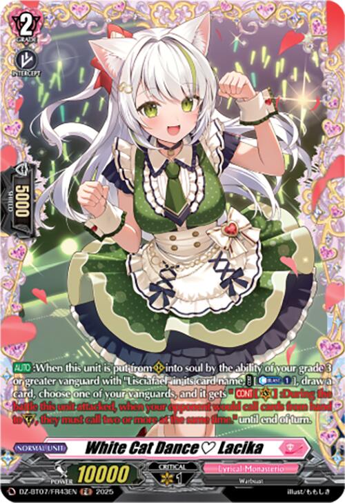 White Cat Dance Lacika (DZ-BT07/FR43EN) [DZ-BT07: Moon Fangs & Cerulean Blaze]