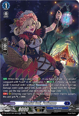Direful Doll, Patience (DZ-BT07/SR13EN) [DZ-BT07: Moon Fangs & Cerulean Blaze]