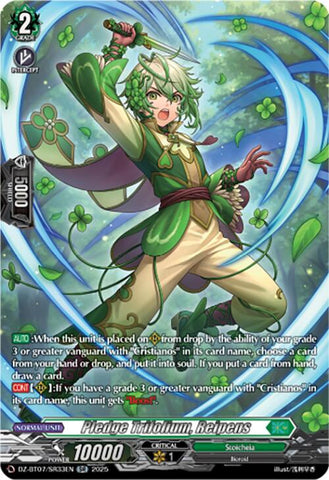 Pledge Trifolium, Reipens (DZ-BT07/SR33EN) [DZ-BT07: Moon Fangs & Cerulean Blaze]