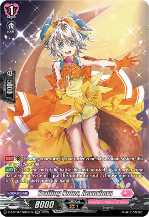 Trailing Notes, Reverbera (DZ-BT07/SR42EN) [DZ-BT07: Moon Fangs & Cerulean Blaze]