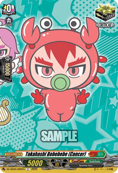 Takahashi Bebebebe (Cancer) (DZ-SS05/092EN) [CoroCoro Start Deck Pack]