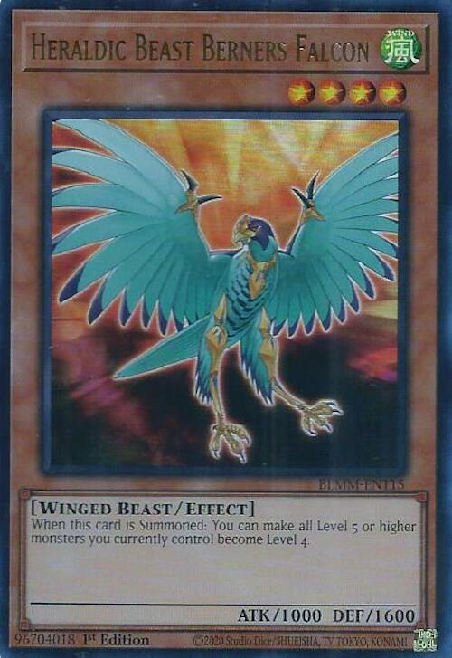 Heraldic Beast Berners Falcon [BLMM-EN115] Ultra Rare