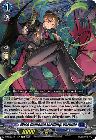 Wise Demonic Lordling, Varpula (DZ-SS07/011EN) [DZ-SS07: Master Deckset -Michiru Hazama-]