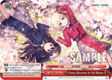 Cherry Blossoms in Full Bloom (LRC-WE47-E31 N) [Lycoris Recoil Premium Booster]