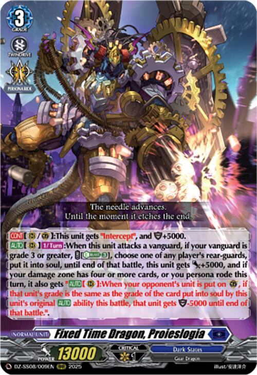 Fixed Time Dragon, Proieslogia (DZ-SS08/009EN) [DZ-SS08: Festival Booster 2025]