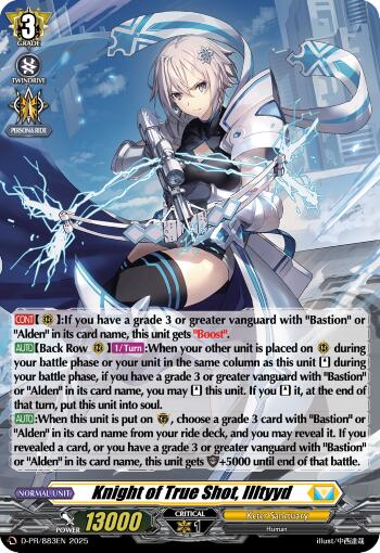 Knight of True Shot, Illtyyd (Foil) (D-PR/883EN) [D Promo Cards]