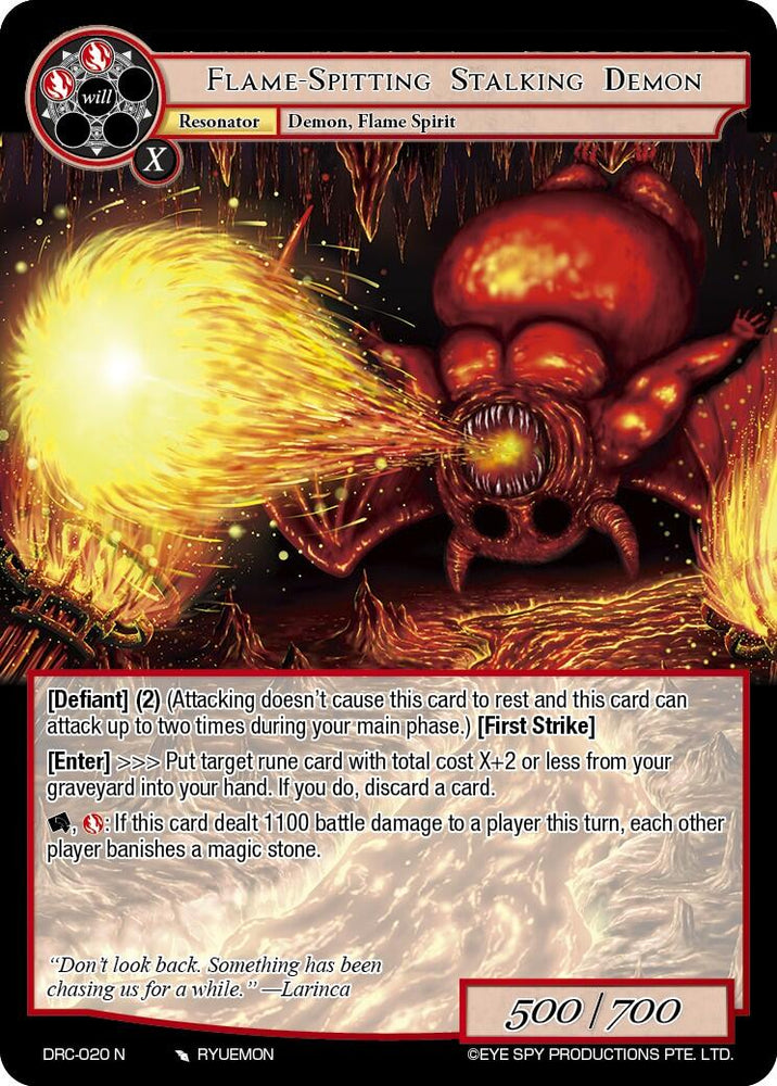 Flame-Spitting Stalking Demon (DRC-020 N) [Descent into the Raven's Catacombs]