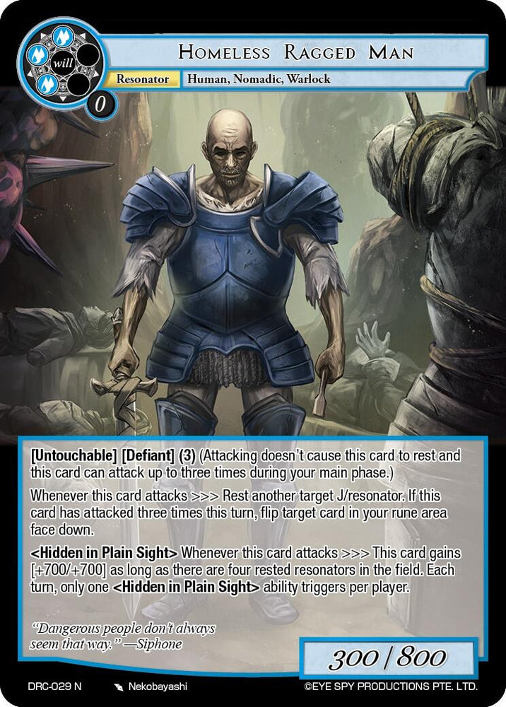 Homeless Ragged Man (DRC-029 N) [Descent into the Raven's Catacombs]