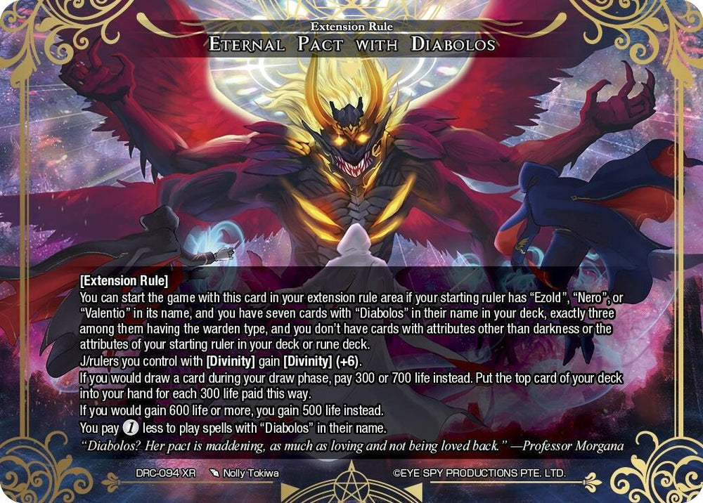 Eternal Pact with Diabolos (DRC-094 XR) [Descent into the Raven's Catacombs]