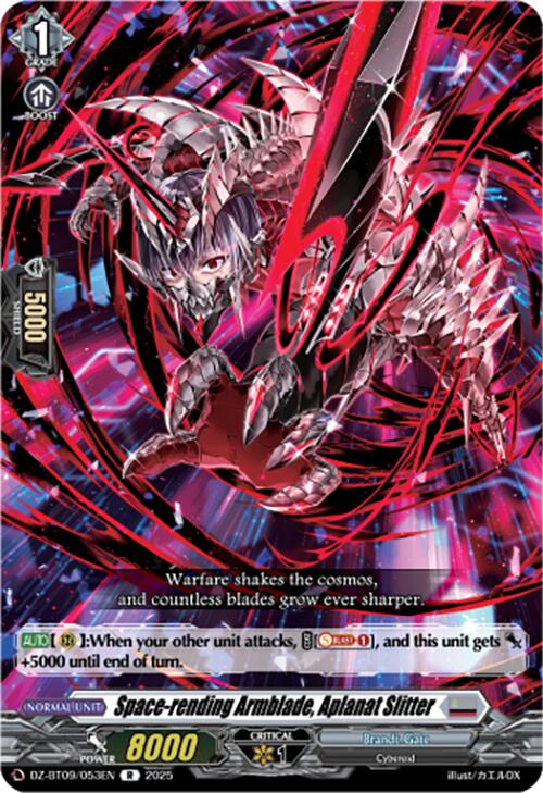 Space-rending Armblade, Aplanat Slitter (DZ-BT09/053EN) [Super Brave Detonation]