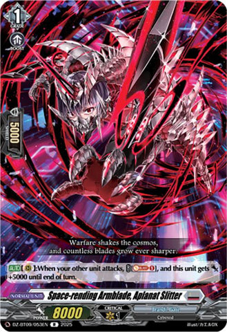 Space-rending Armblade, Aplanat Slitter (DZ-BT09/053EN) [Super Brave Detonation]