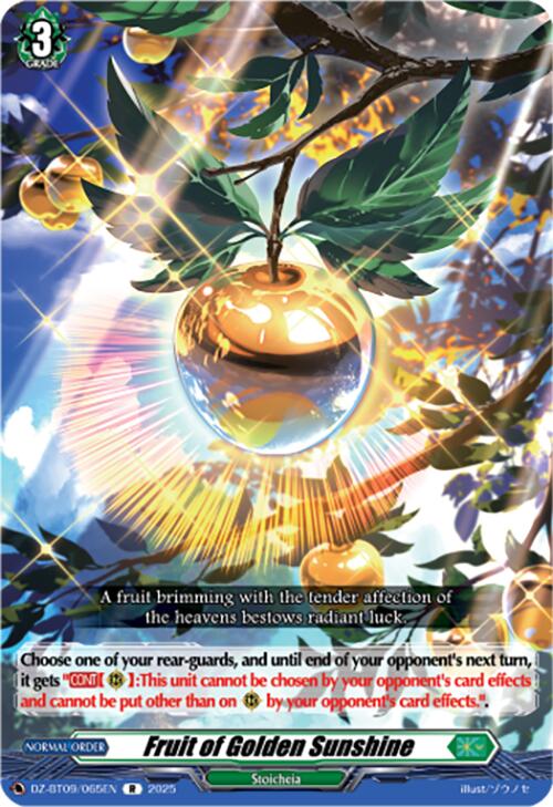 Fruit of Golden Sunshine (DZ-BT09/065EN) [Super Brave Detonation]