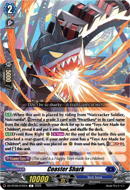 Coaster Shark (DZ-BT09/075EN) [Super Brave Detonation]