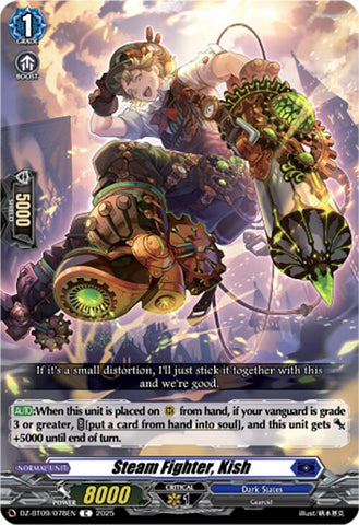 Steam Fighter, Kish (DZ-BT09/078EN) [Super Brave Detonation]