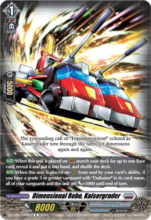 Dimensional Robo, Kaisergrader (DZ-BT09/086EN) [Super Brave Detonation]