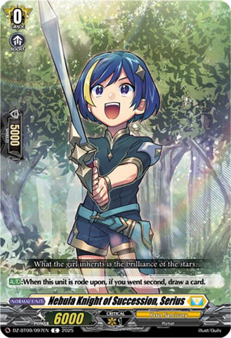 Nebula Knight of Succession, Serius (DZ-BT09/097EN) [Super Brave Detonation]