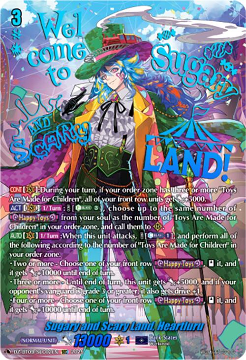 Sugary and Scary Land, Heartluru (DZ-BT09/SEC02EN) [Super Brave Detonation]