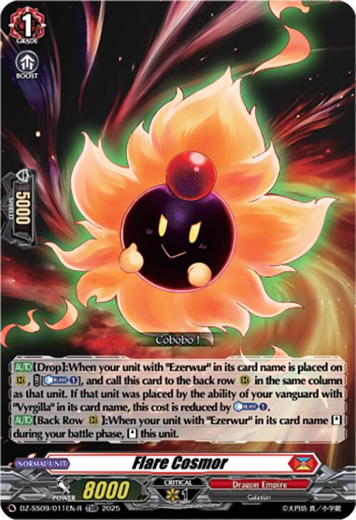 Flare Cosmor (TDR) (DZ-SS09/011EN-R) [DZ-SS09: Zero Tendo Start Deck]