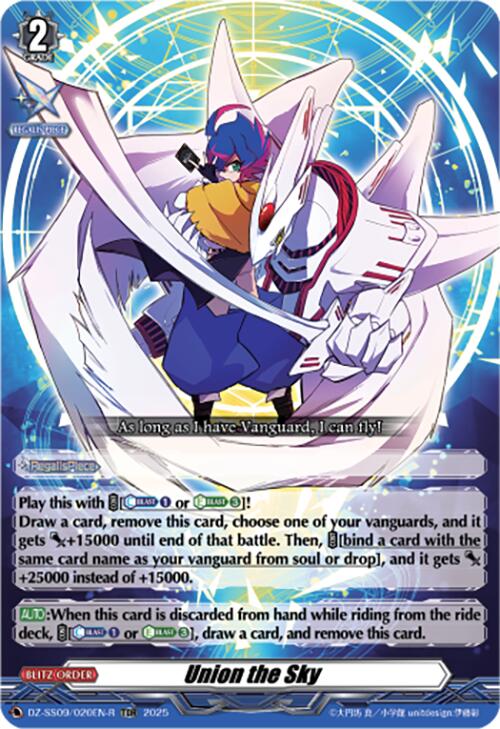 Union the Sky (TDR) (DZ-SS09/020EN-R) [DZ-SS09: Zero Tendo Start Deck]