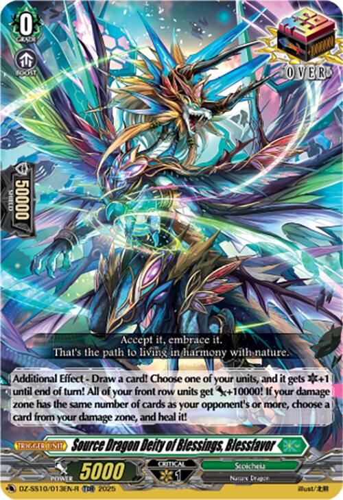 Source Dragon Deity of Blessings, Blessfavor (TDR) (DZ-SS10/013EN-R) [Shiki Otei Start Deck]